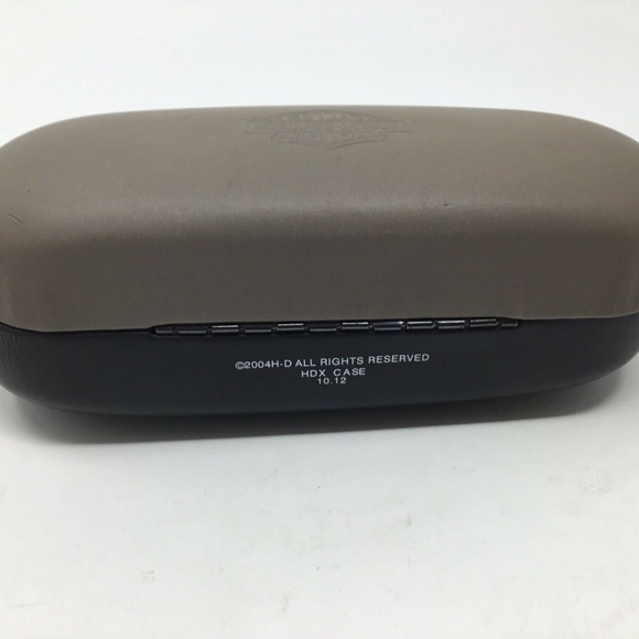 Harley Davidson~Two tone~Eyeglass~Sunglasses Case - Picture 3 of 7